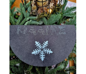 Stickdatei - Schneemann Alphabet Buchstabe U